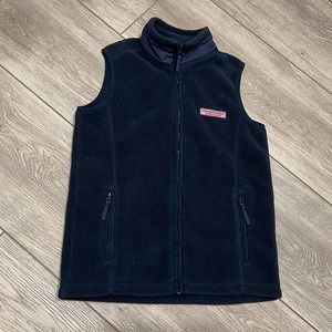 Vineyard Vines Boys Fleece Vest Sz 8-10